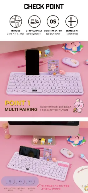 BT21 LITTLE BUDDY FIGURE MULTI PAIRING KEYBOARD