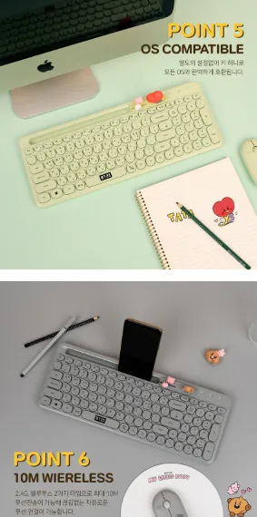 BT21 LITTLE BUDDY FIGURE MULTI PAIRING KEYBOARD