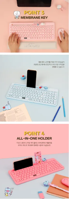 BT21 LITTLE BUDDY FIGURE MULTI PAIRING KEYBOARD