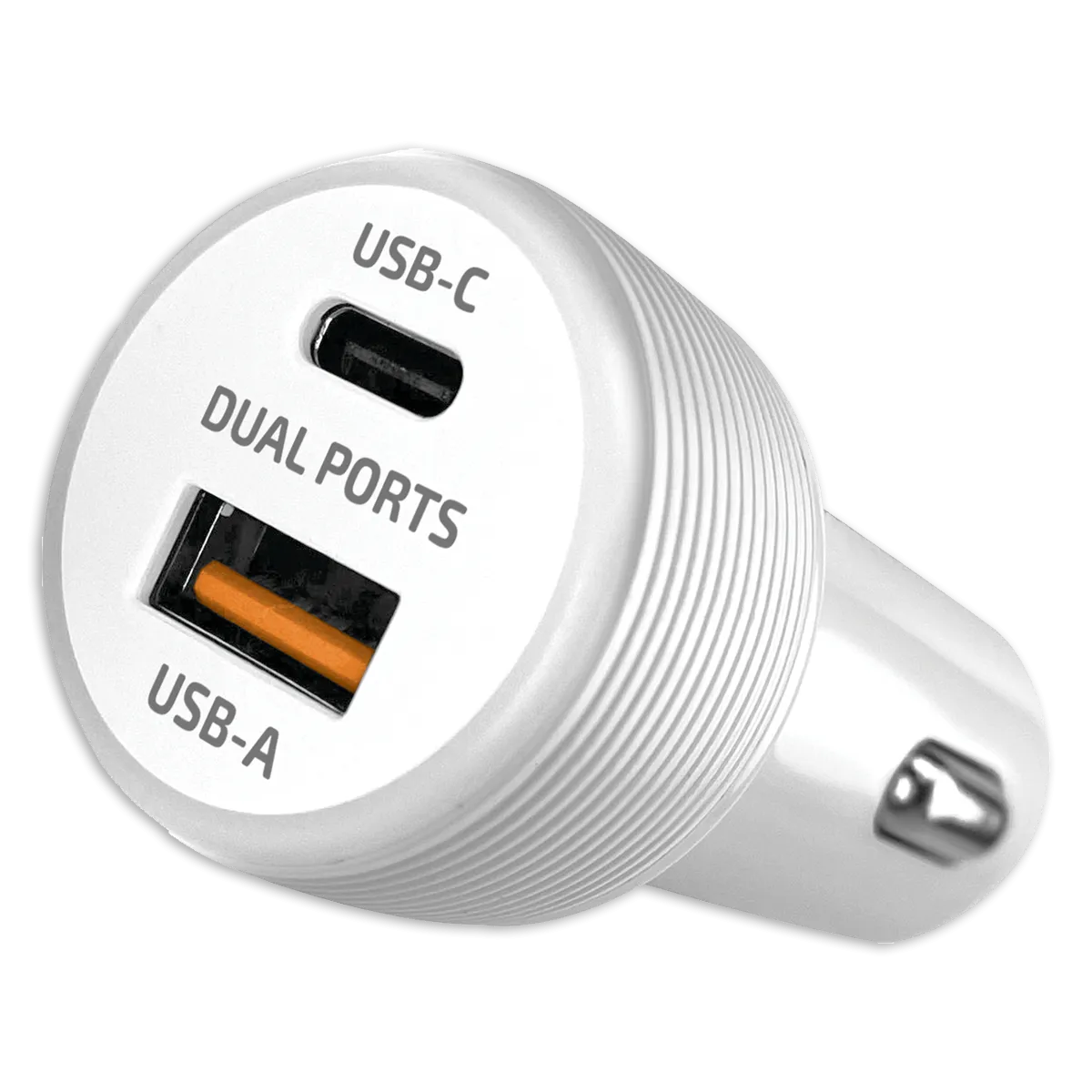 Car Charger Dual USB / USB-C Ports with USB-C to USB-C Charging Cable 20 Watts - 3 Pieces Per Pack 24608