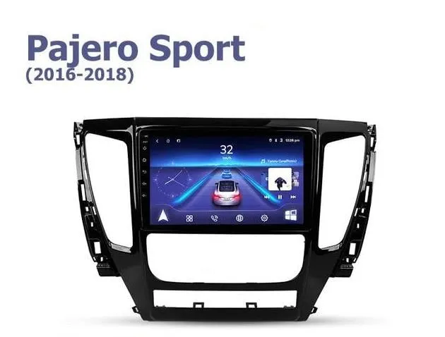 Car Dealz 9" Android 10.0 Mitsubishi Pajero Sport 2016-2018 In Dash Plus OEM Fascia