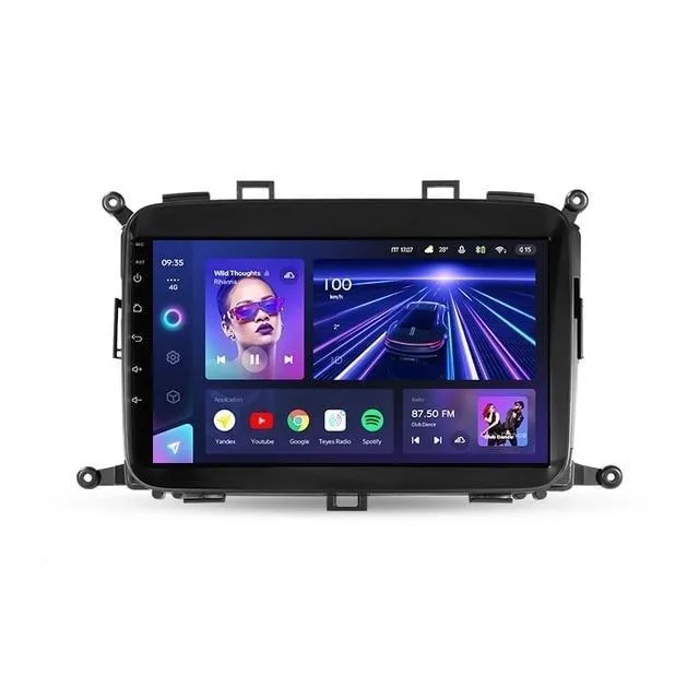 Car Dealz Elite 4G Data Model 10.2" Android 12.0 Kia Carens RP 3 III 2013 - 2019 In Dash Plus OEM Fascia