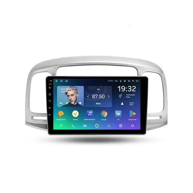 Car Dealz Premium Advanced 4G Data Model 10.2" Android 12.0 For Hyundai Accent 3 2006 - 2011 In Dash Plus OEM Fascia