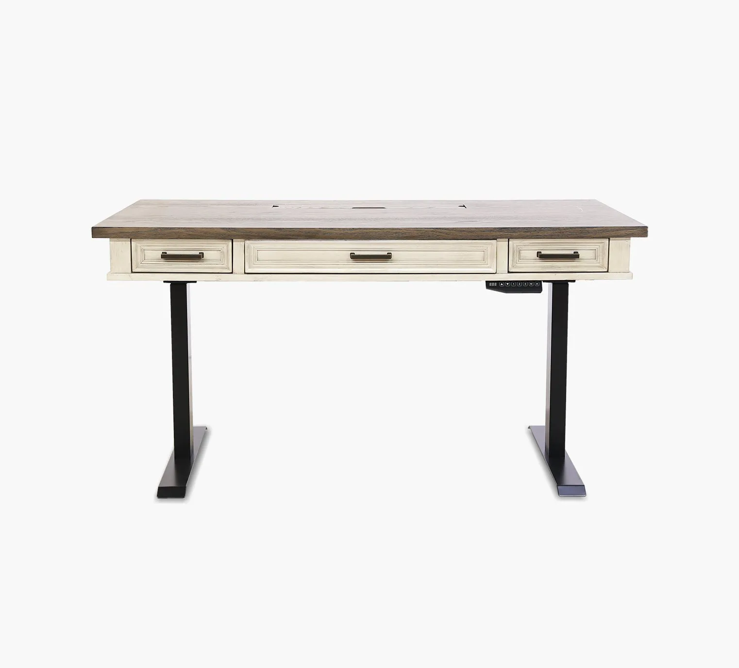 Caraway Two Tone Adjustable Lift Top Desk