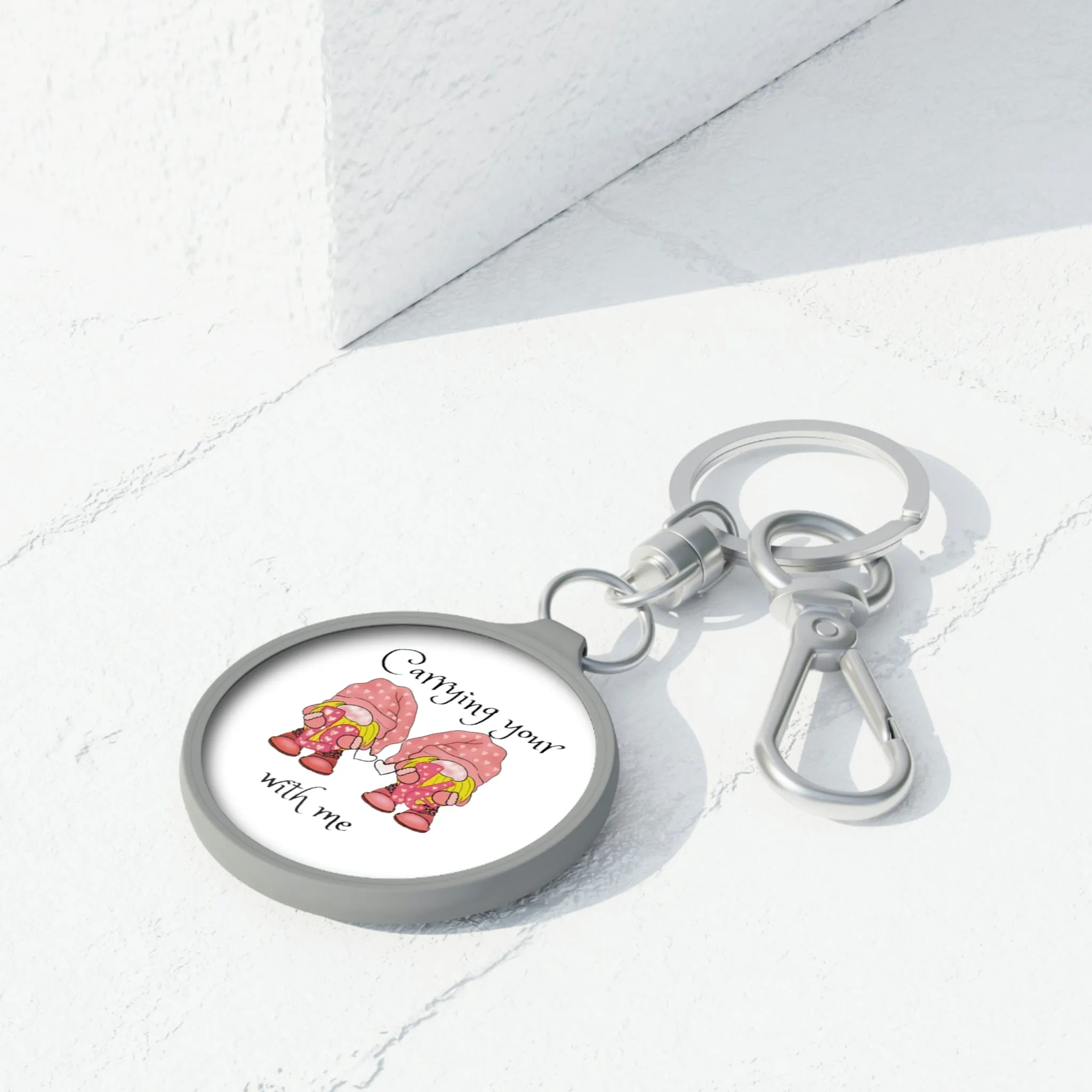 Carrying your love Keyring Tag