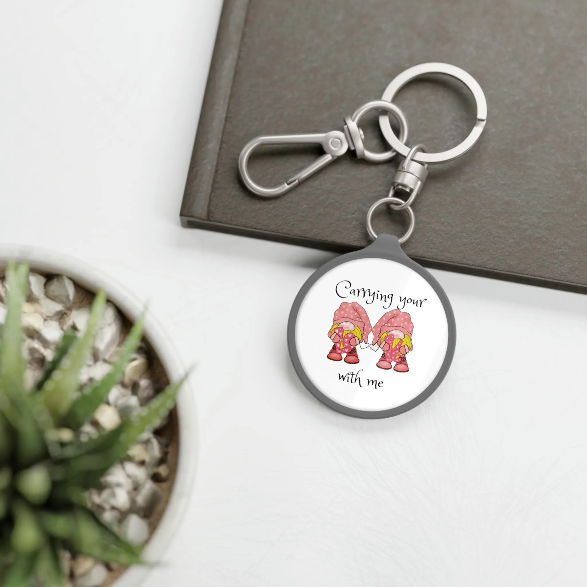 Carrying your love Keyring Tag