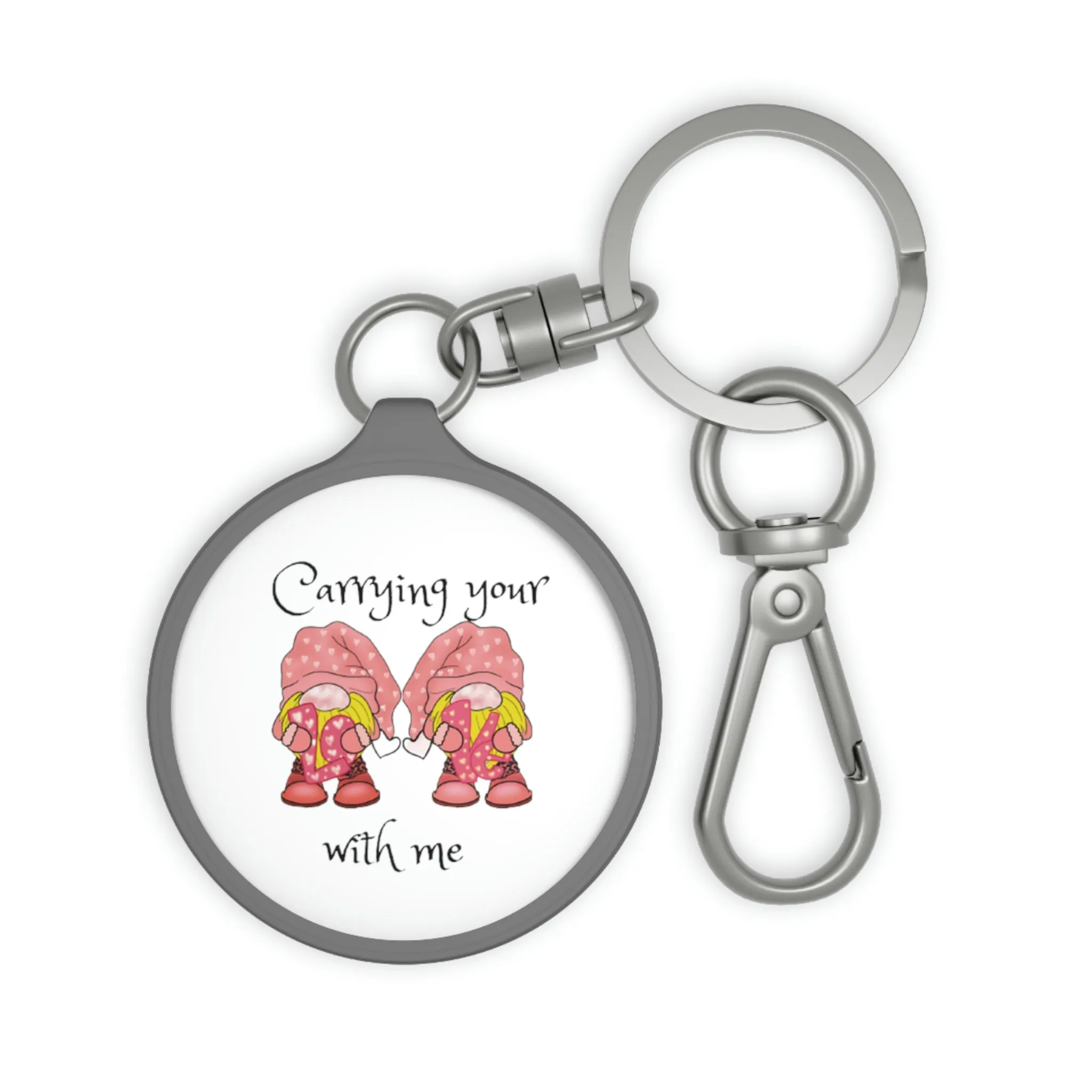 Carrying your love Keyring Tag