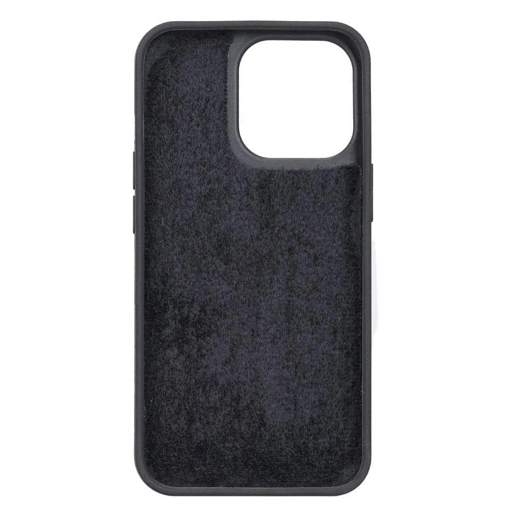 Carter iPhone 13 Mini Detachable Wallet Case, Rustic Black