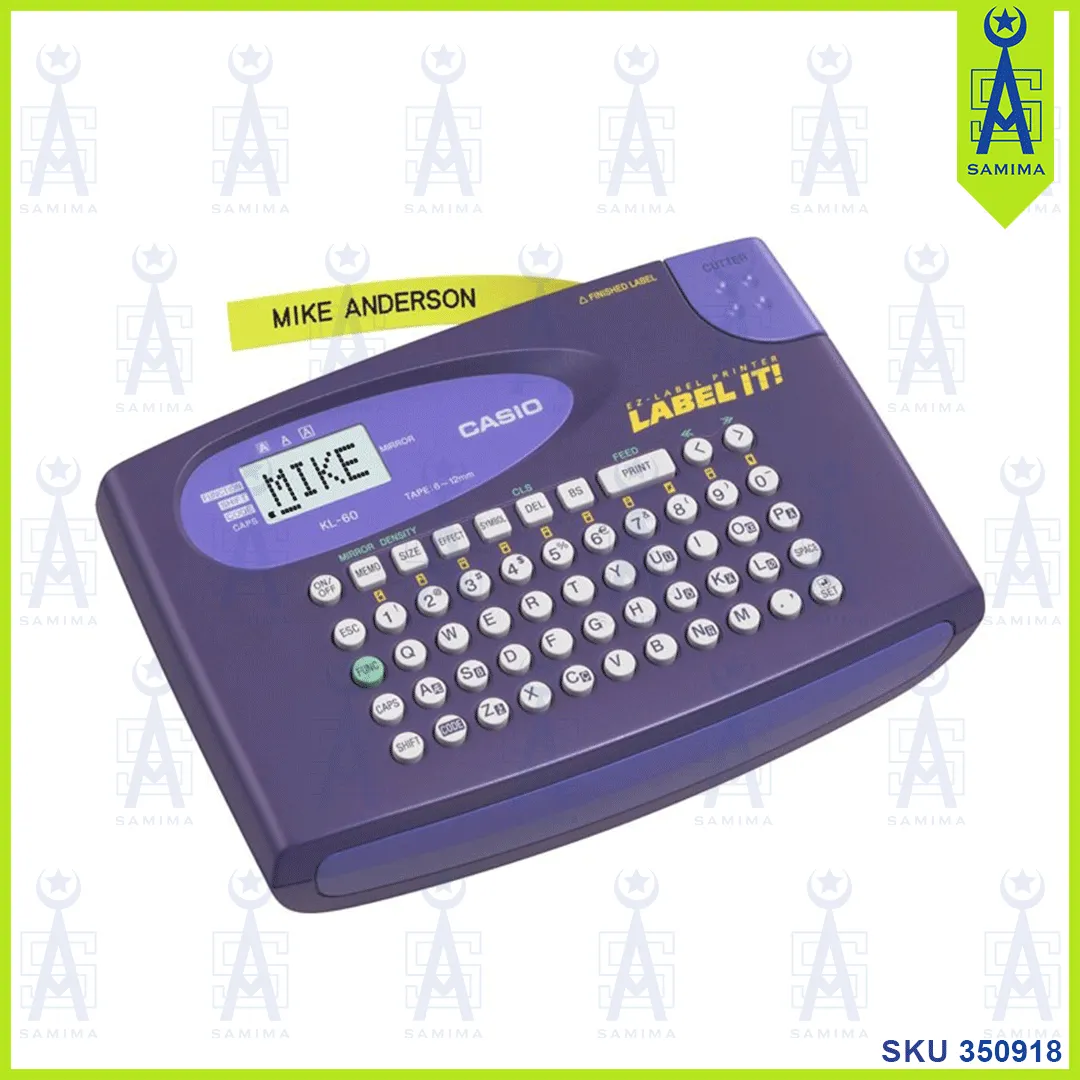 CASIO LABEL MAKER KL-60