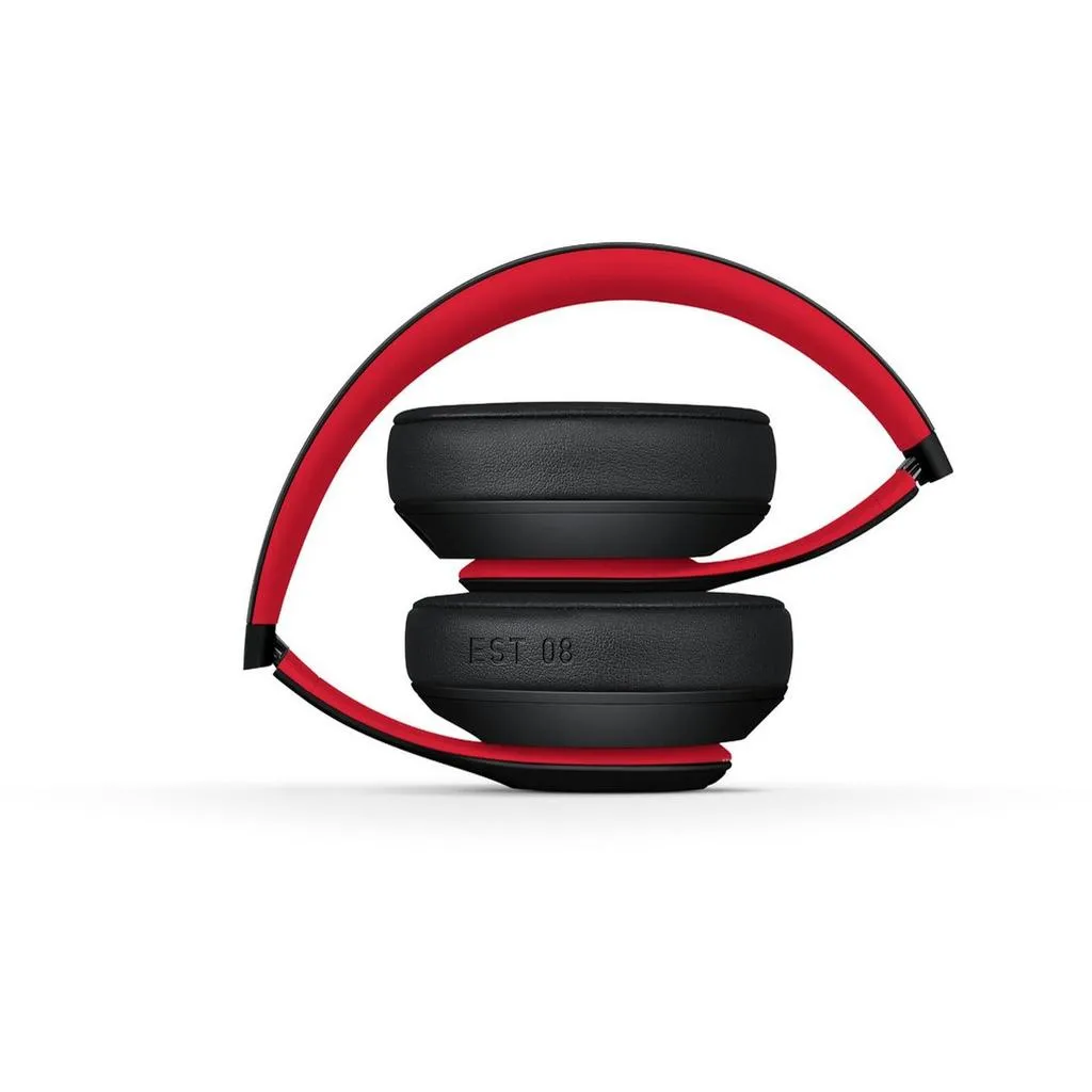 Casque réducteur de bruit avec micro Beats By Dr. Dre Studio3 Defiant - Noir/Rouge