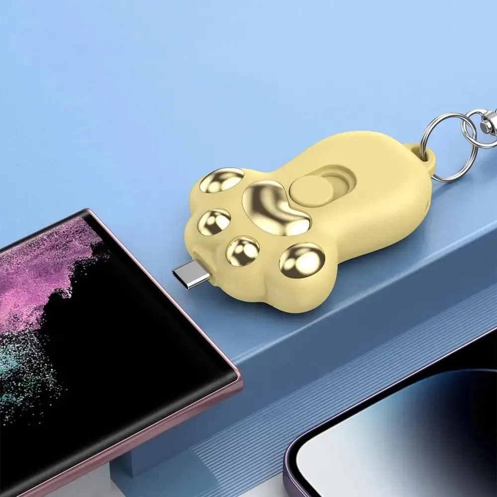 Cat Paw Power Bank Keychain