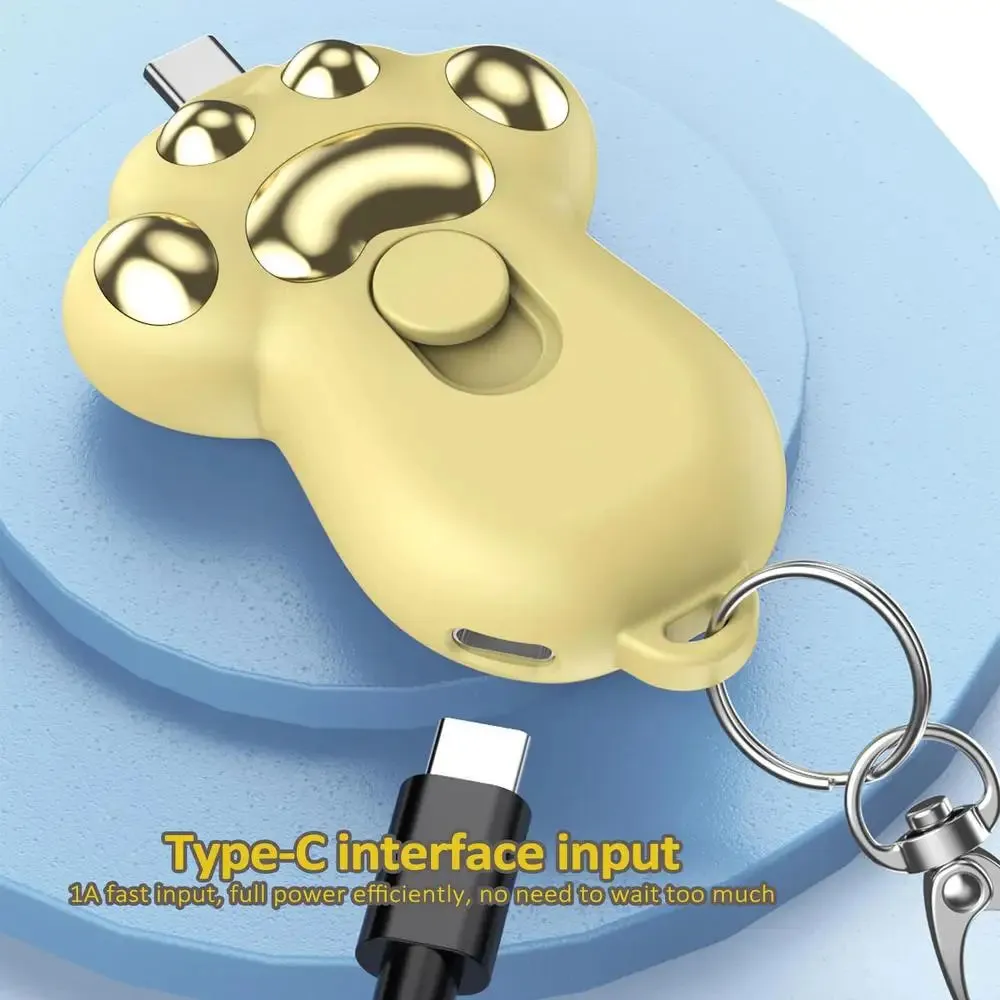 Cat Paw Power Bank Keychain