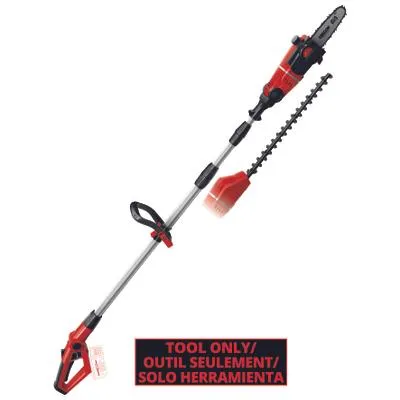 Chainsaw / Hedge Trimmer - Einhell 18V 2-in-1 Cordless Telescopic Combo (8“ Pole Chain Saw/18” Hedge Trimmer), 3410789