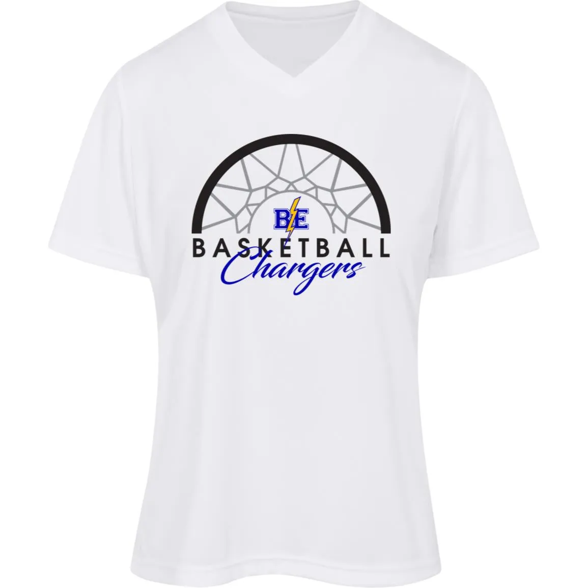 Chargers Basketball - Womens Zone Tee