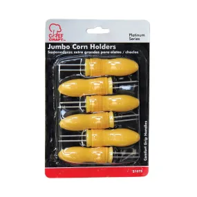 CHEF CRAFT 21075 Corn Holder, Yellow