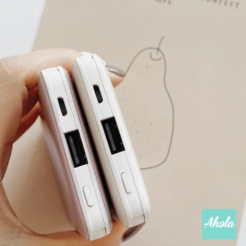 【Cherry Blossom】Portable Power Bank with built-in wire 櫻花內置線便攜式差電器