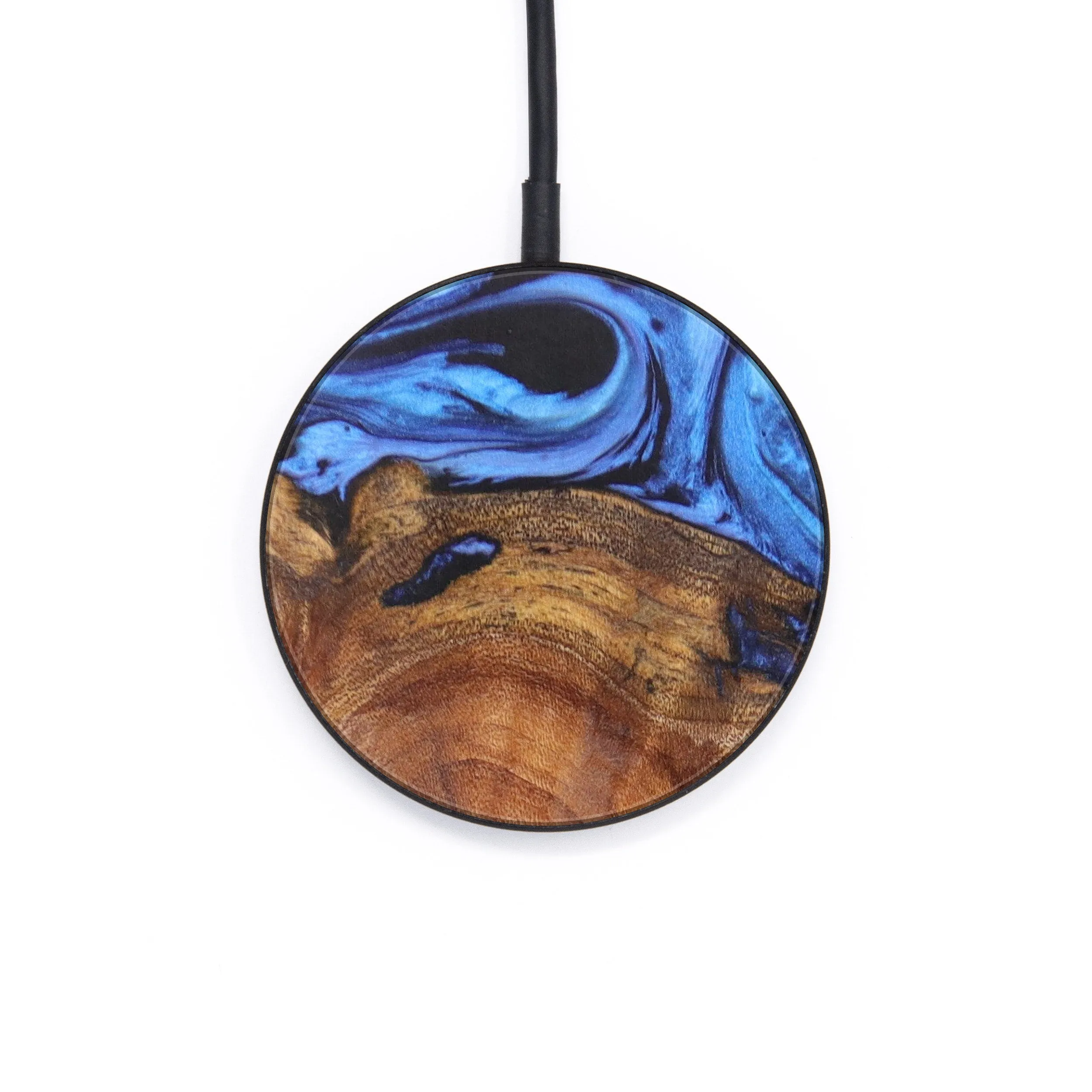 Circle Burl Wood Wireless Charger - Cleveland (Artist Pick, 627963)