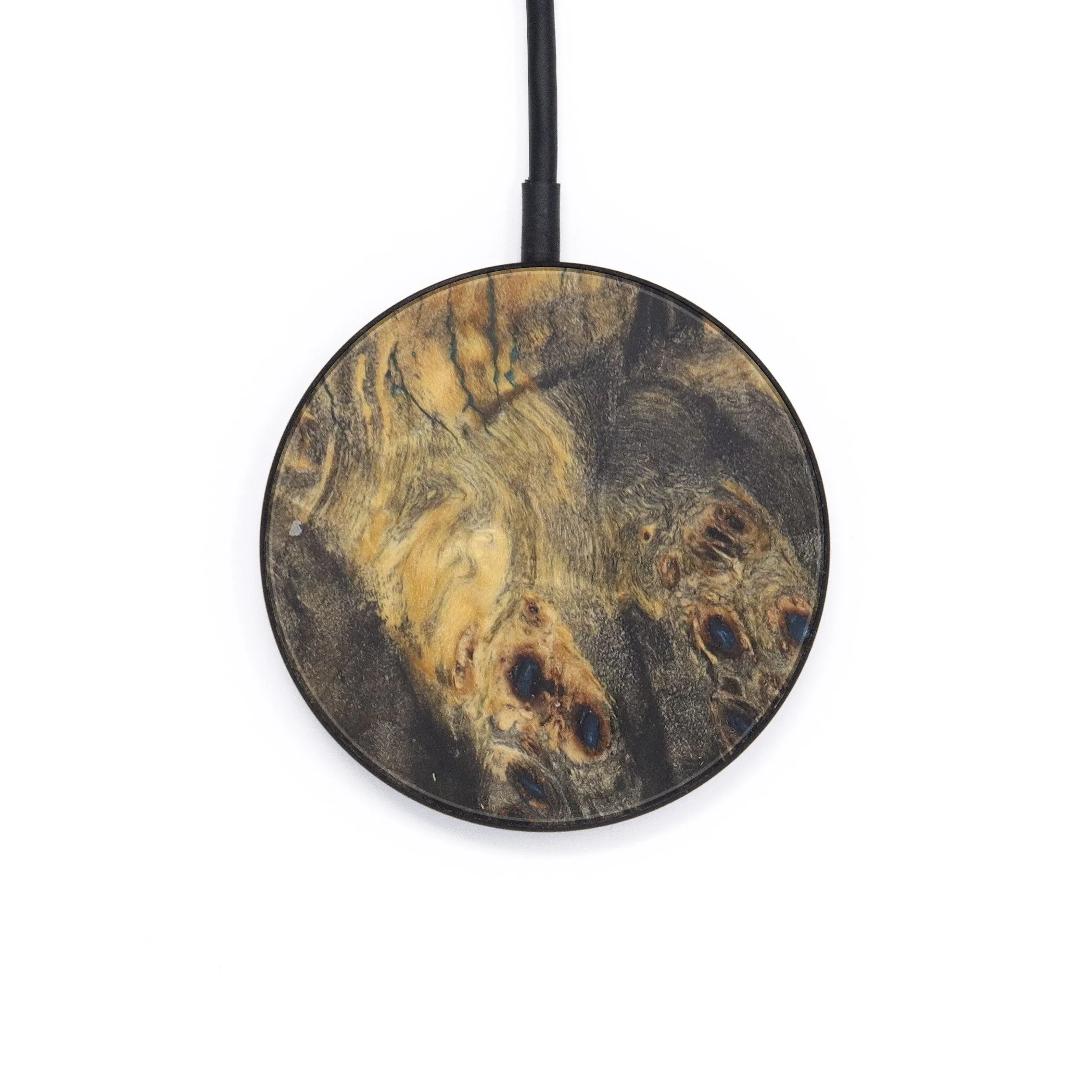 Circle Burl Wood Wireless Charger - Rhetta (Buckeye Burl, 599209)