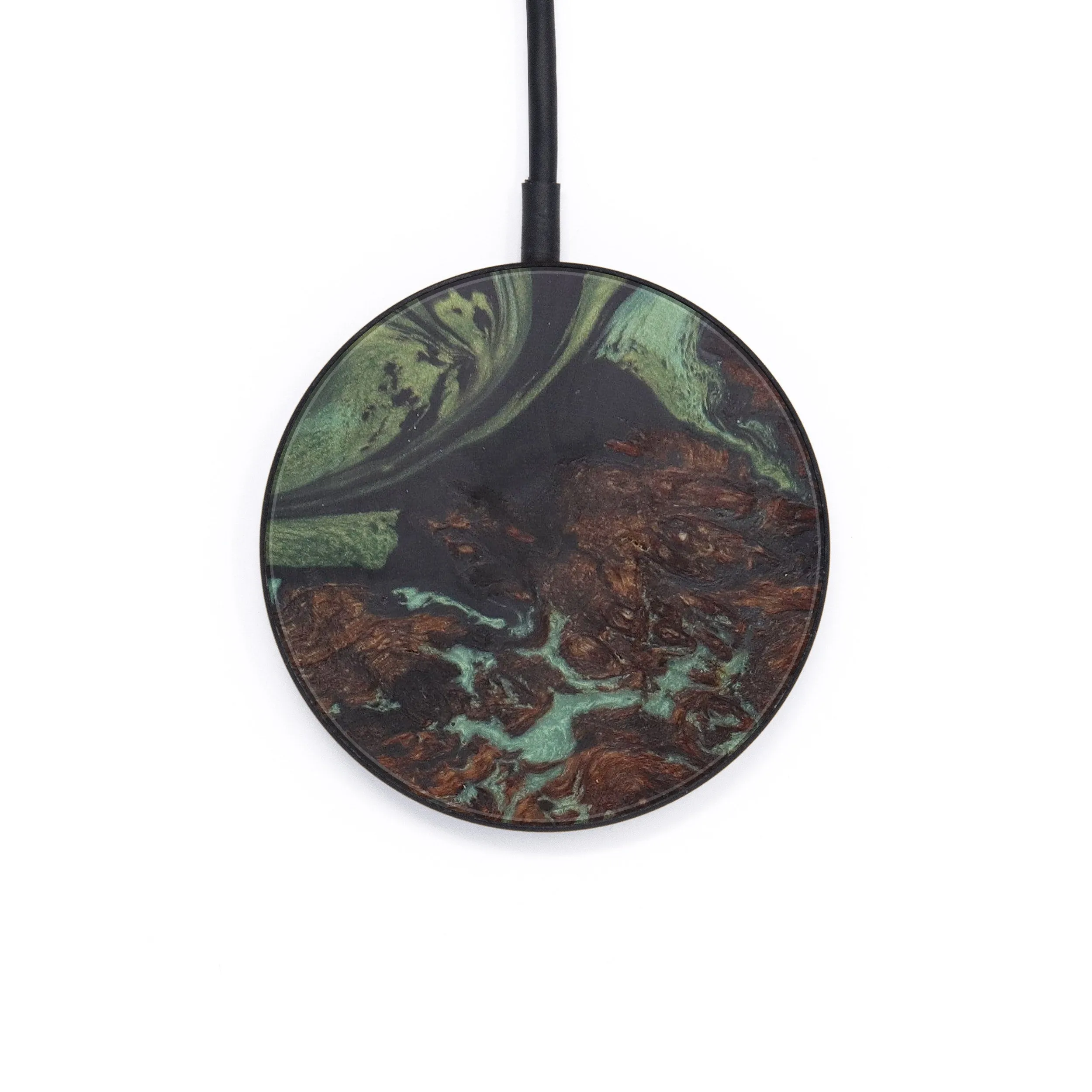 Circle ResinArt Wireless Charger - Jacynth (Dark Green, 600190)