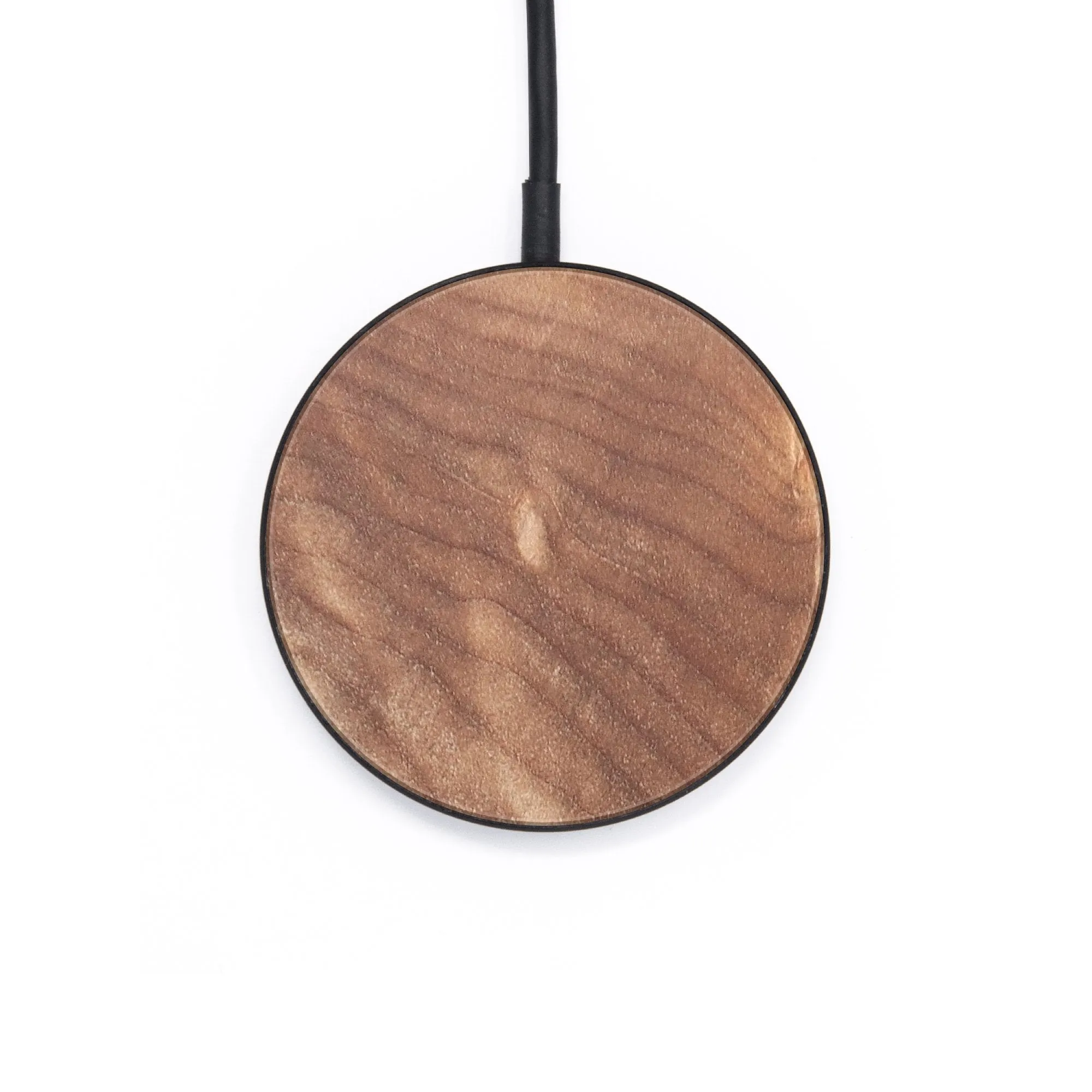 Circle Wood Resin Wireless Charger - Agnes (Wood Burl, 678134)