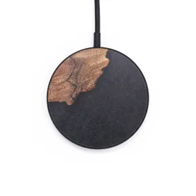 Circle Wood Resin Wireless Charger - Ashanti (Pure Black, 705360)