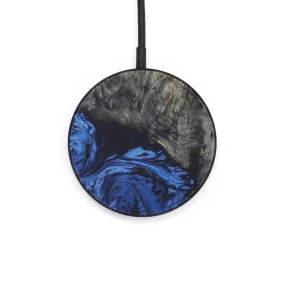 Circle Wood Resin Wireless Charger - Bedford (Dark Blue, 568273)