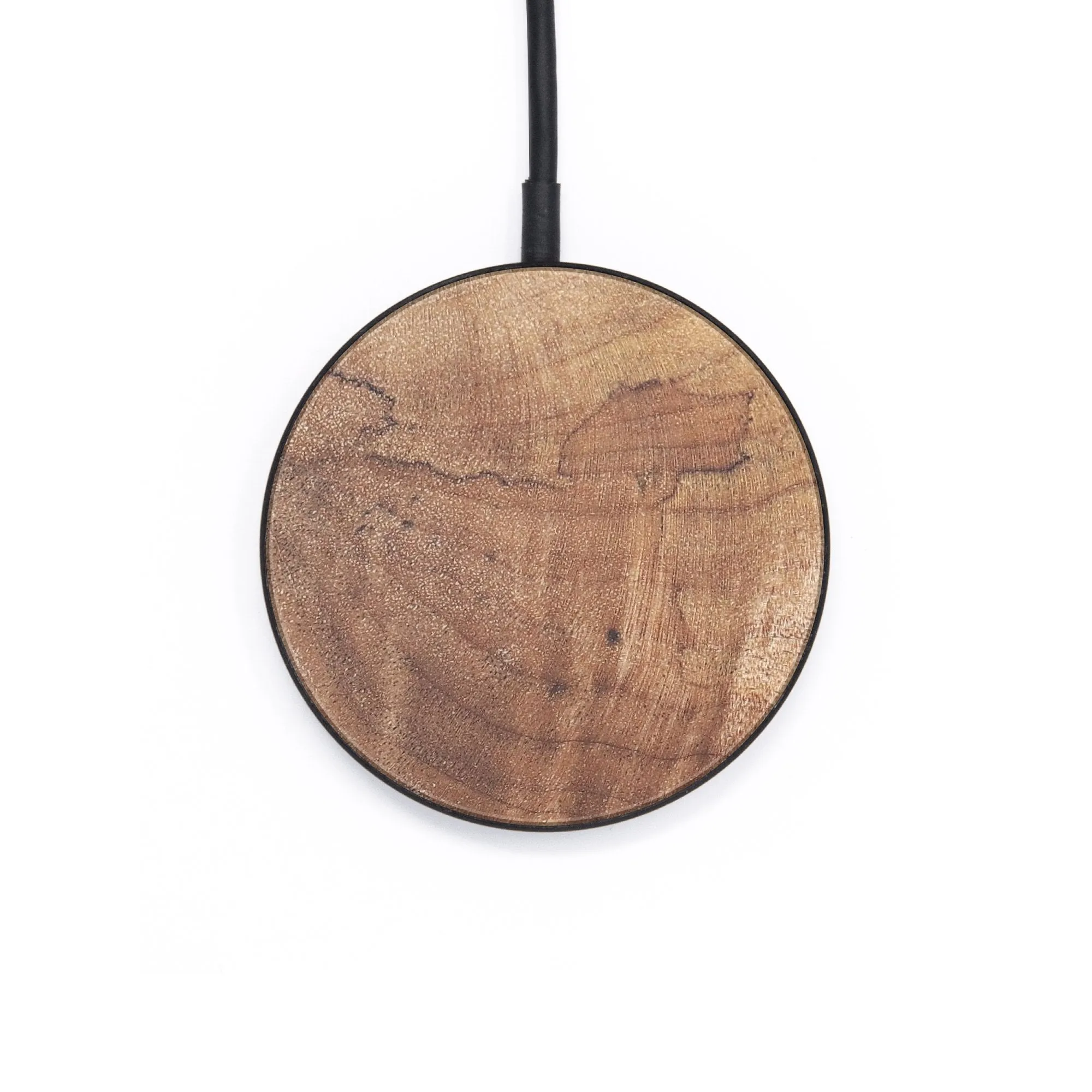 Circle Wood Resin Wireless Charger - Bonnie (Wood Burl, 671287)