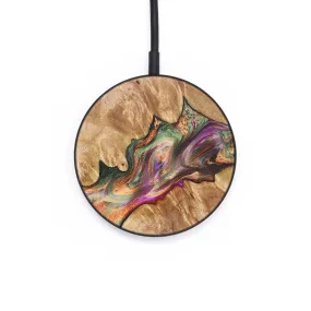 Circle Wood Resin Wireless Charger - Braxton (Green, 704142)