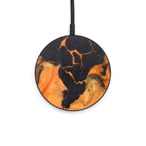 Circle Wood Resin Wireless Charger - Brea (Lava, 625121)