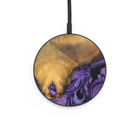 Circle Wood Resin Wireless Charger - Brianna (Purple, 704819)