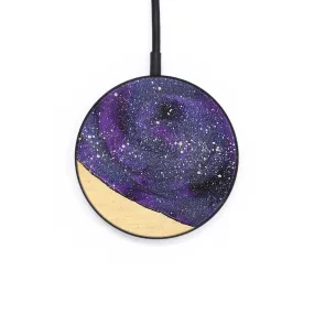 Circle Wood Resin Wireless Charger - Deanna (Cosmos, 658278)