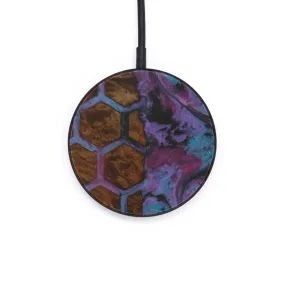 Circle Wood Resin Wireless Charger - Di (Pattern, 577282)