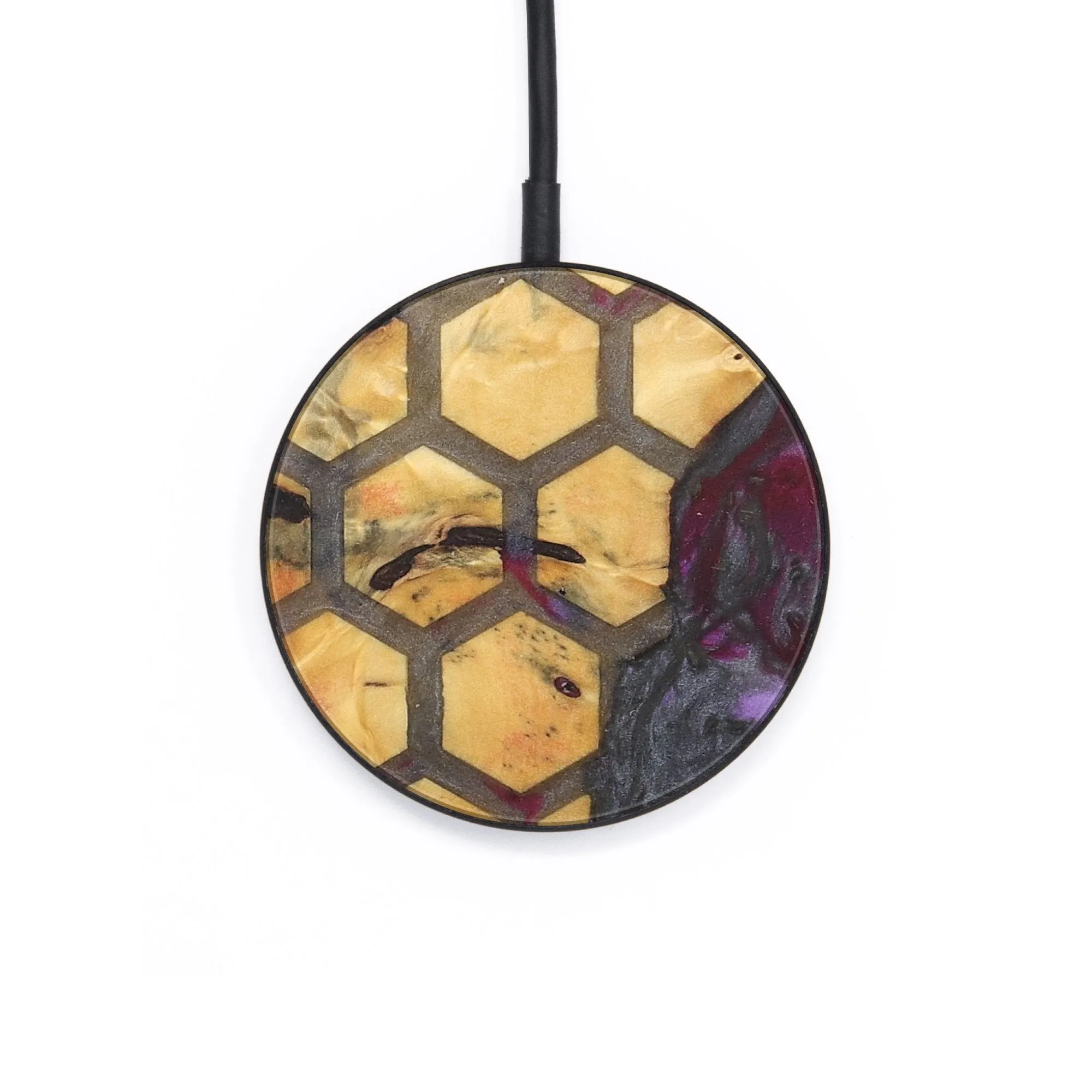 Circle Wood Wireless Charger - Jasper (Pattern, 735198)