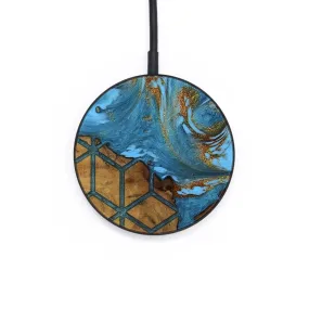 Circle Wood Wireless Charger - Kendra (Pattern, 740026)