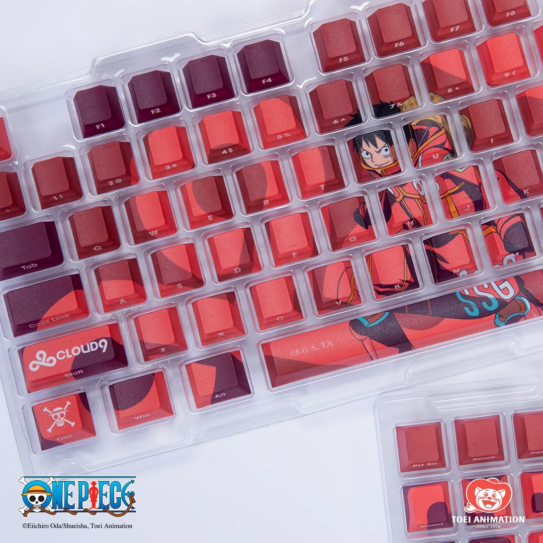 Cloud9 x One Piece Keycap & Wrist Rest Set