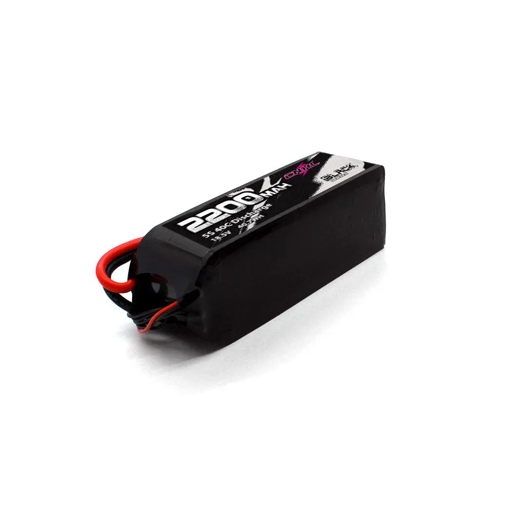 CNHL Black Series 2200mAh 5S 18.5V 40C Lipo Battery with XT60 Plug