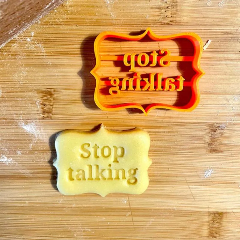 Cookie Molds With Fun and Phrases (4pcs/SET)