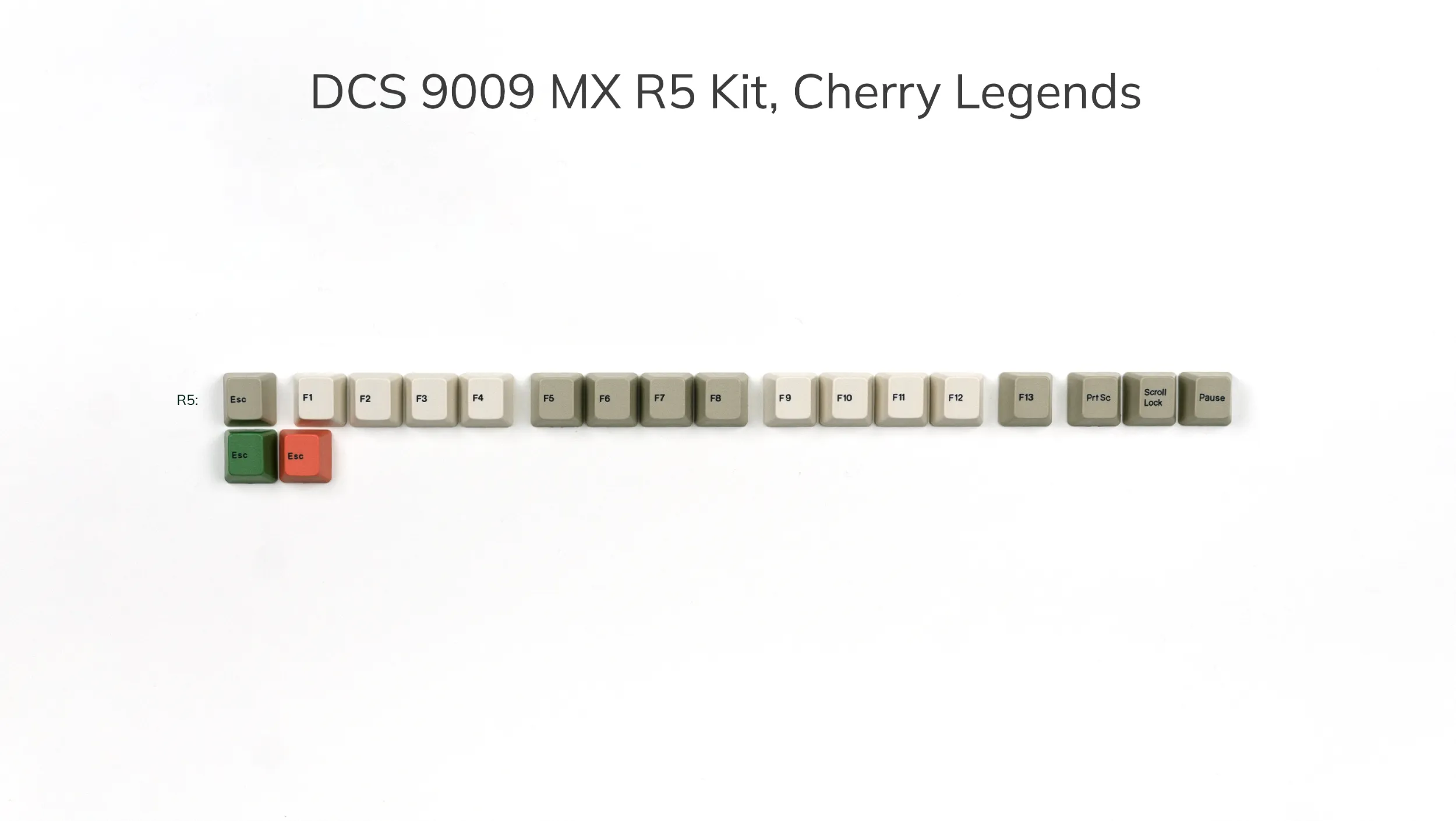 DCS 9009 Keycaps