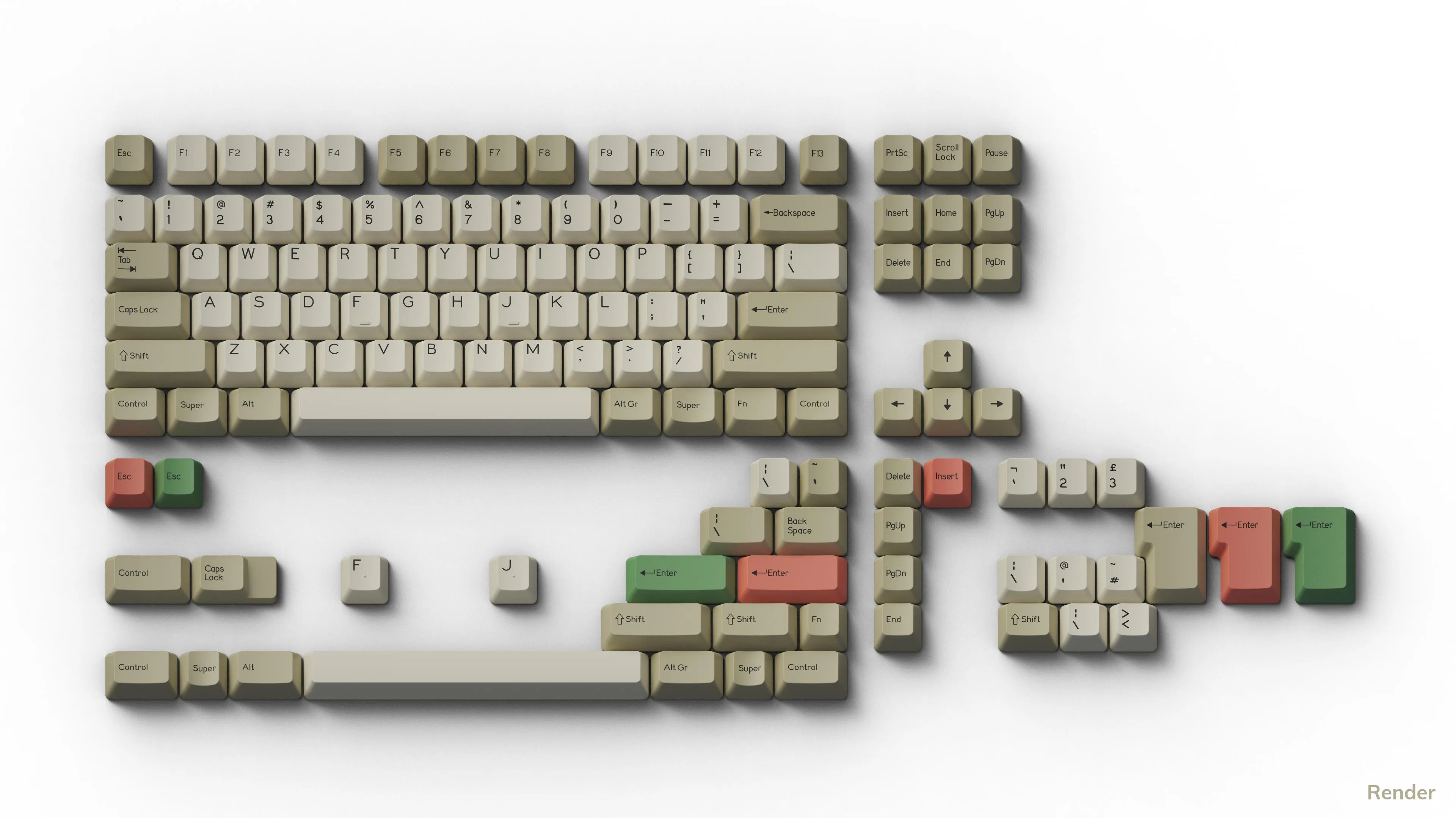 DCS 9009 Keycaps