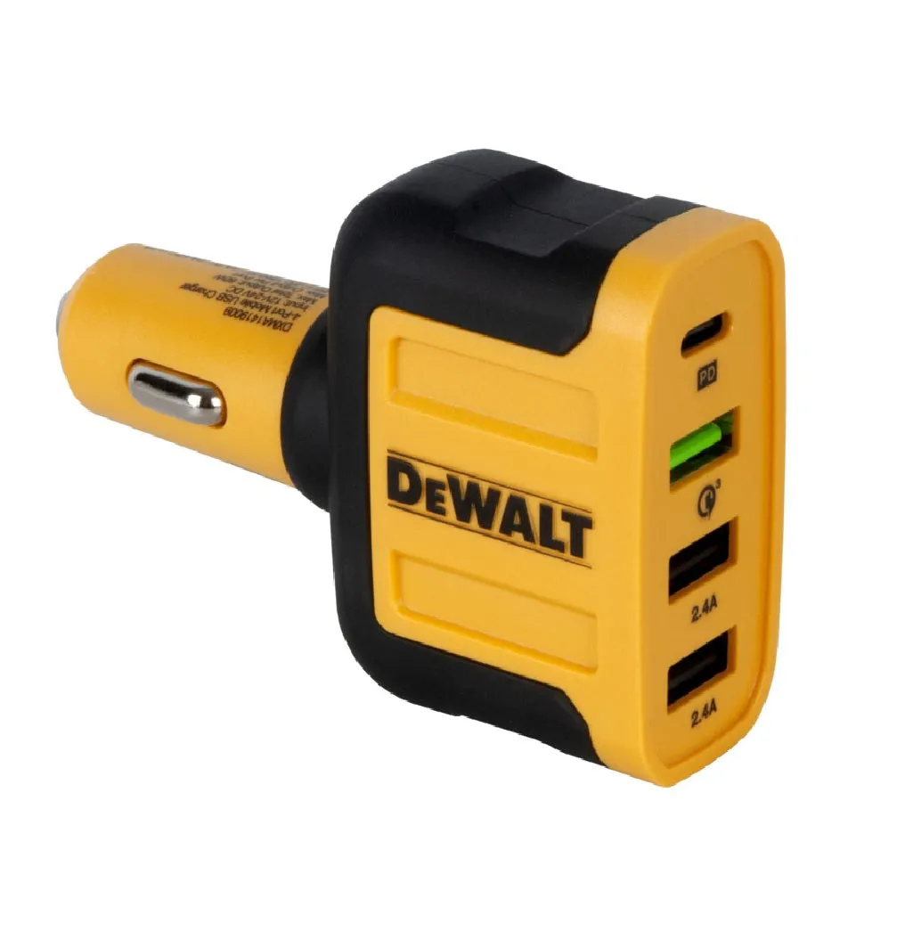 Dewalt 141 9009 DW2 4-Port Mobile USB PD Charger, 60W