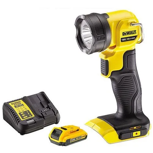 DeWalt DCL040 18V XR LED Pivot Light with 2.0Ah Battery & Charger