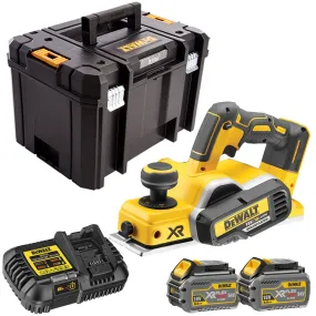 Dewalt DCP580T2 18V Brushless Planer with 2 x 6.0Ah Batteries & Charger in Case