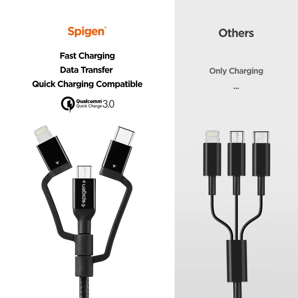 DuraSync 3-in-1 Charger Cable