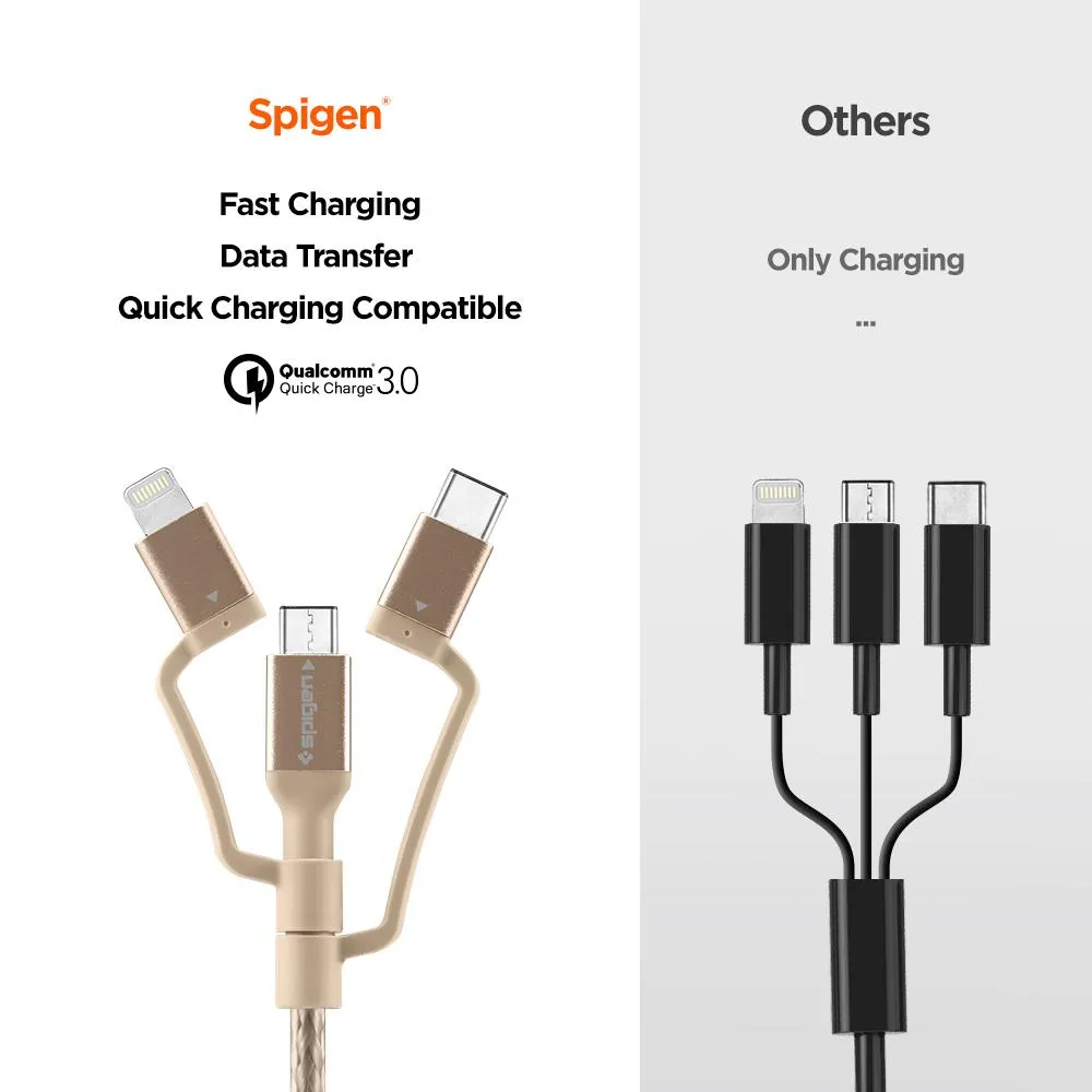 DuraSync 3-in-1 Charger Cable