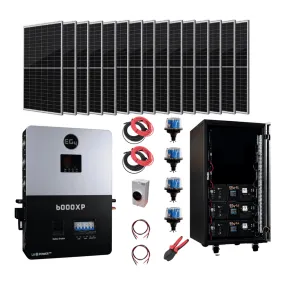 EG4 Complete Hybrid Solar Kit - 12,000W 120/240V Output   30.72kWh EG4 Lithium Powerwall   14,000 Watts of Solar PV [KIT-E0005]