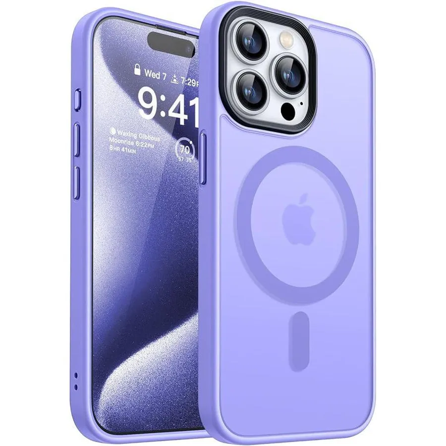 Entronix for Apple iPhone 16 Pro [Magnetic-Compatible] Case - Translucent Matte,