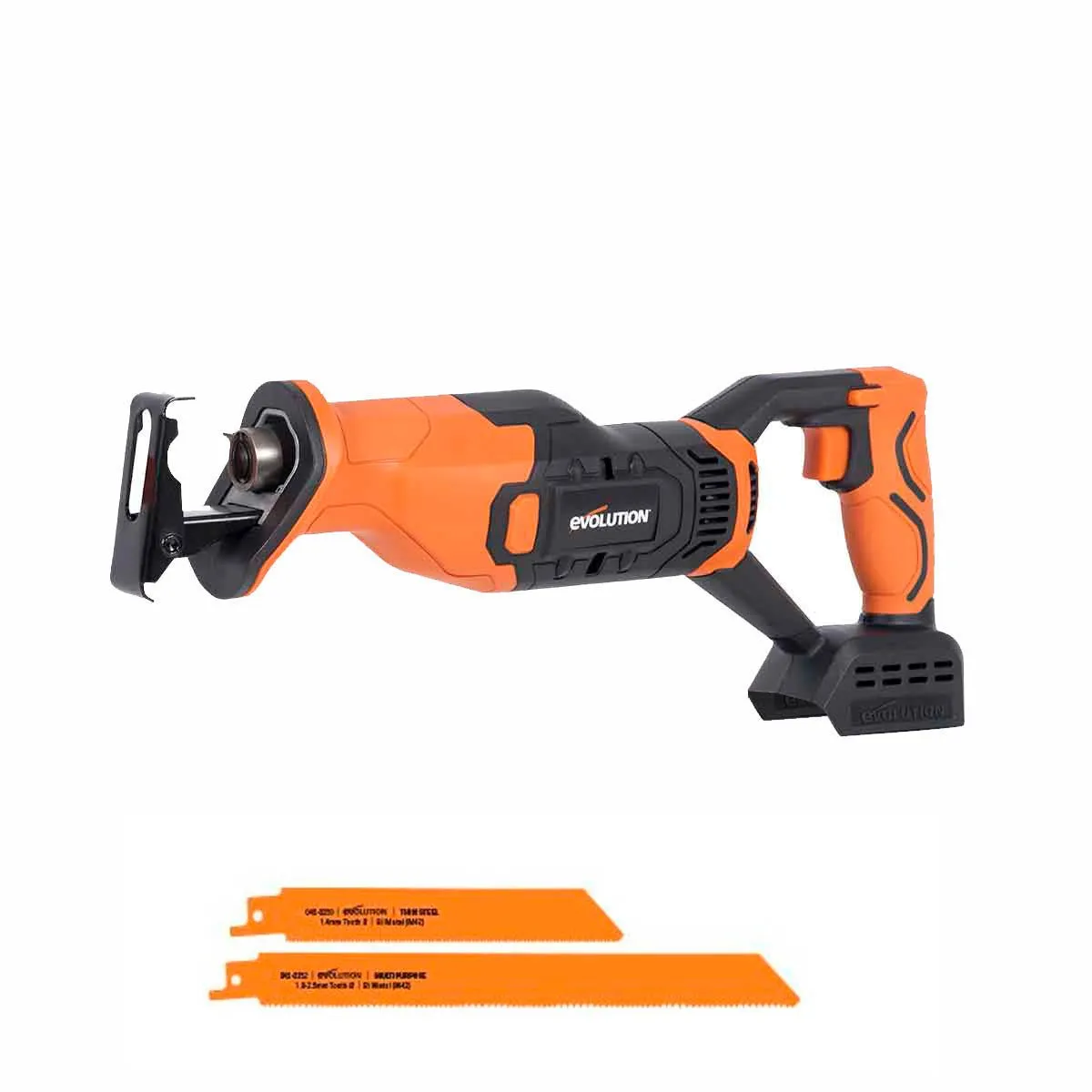 Evolution Cordless R150RCP-Li Reciprocating Saw 18v Li-Ion EXT Inc Multi-Material Blades