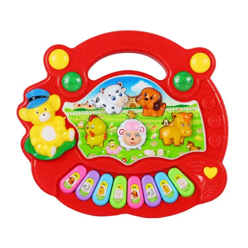 Farm Animal Keyboard Musical Instrument Child Baby Educational Toys