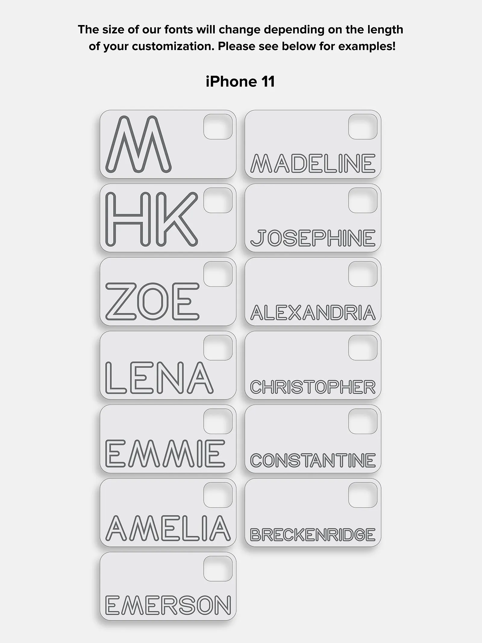 Fine Line Custom iPhone Case - Brown/Blush