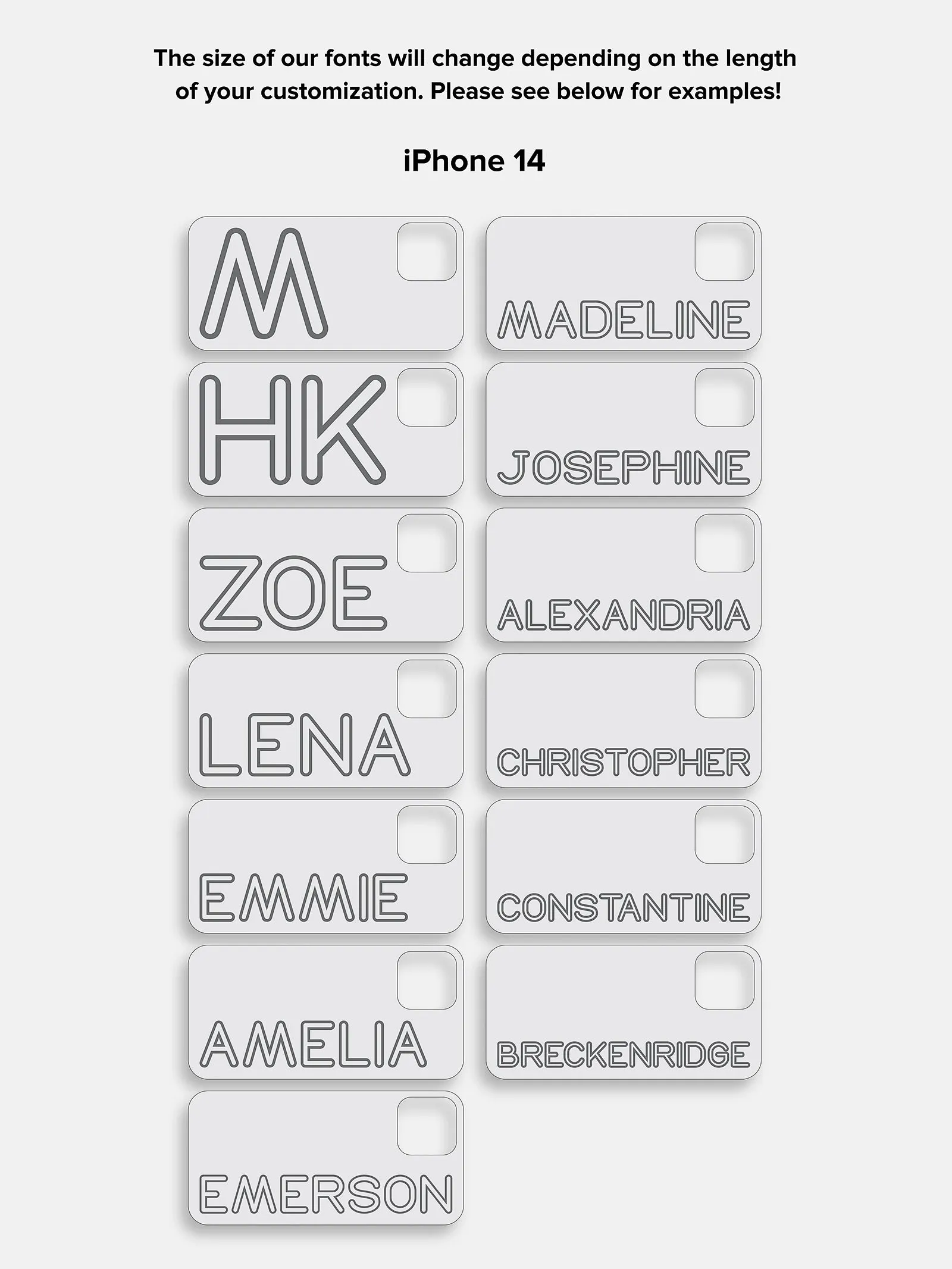 Fine Line Custom iPhone Case - Brown/Blush